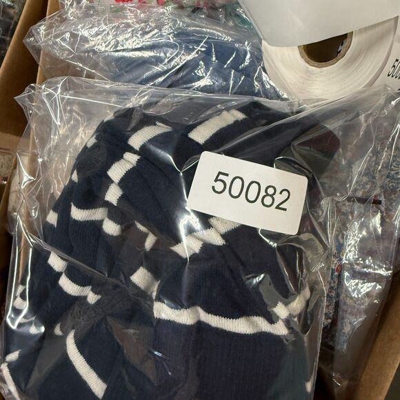 Abercrombie & Fitch Sweater Pullover Men L Large Blue Striped Knit Long Sleeve - Picture 6 of 6